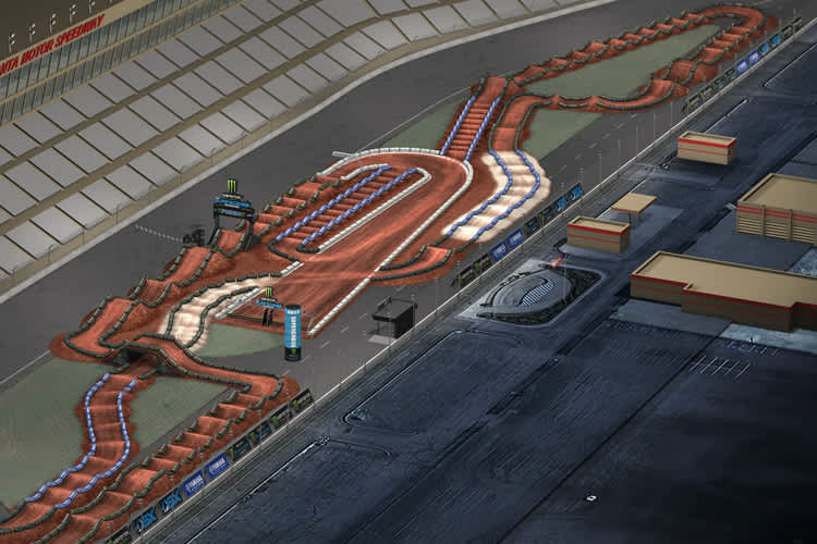 In Atlanta geht am Samstag der 13. Lauf der US-Supercross-Meisterschaften über die Bühne