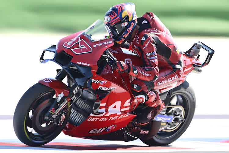 Augusto Fernández weiss nach dem zweiten Training in Misano, dass er nachlegen muss 