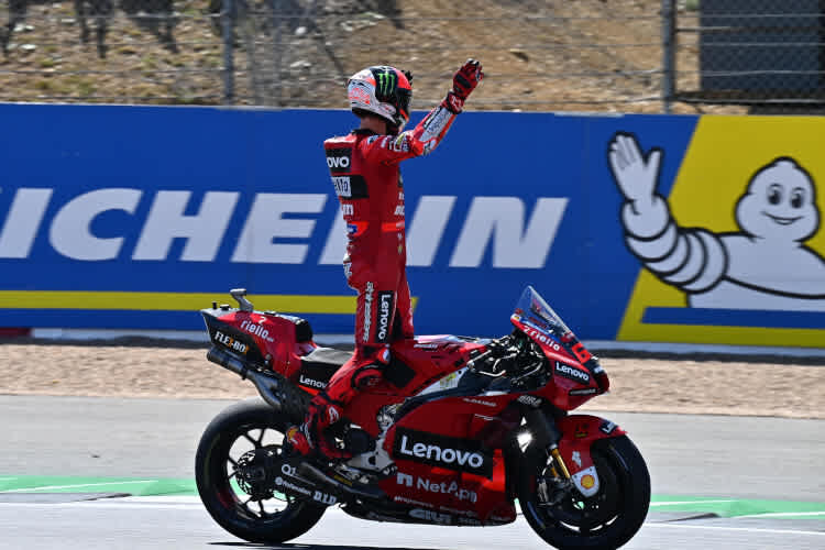 Starke Performance von Pecco Bagnaia