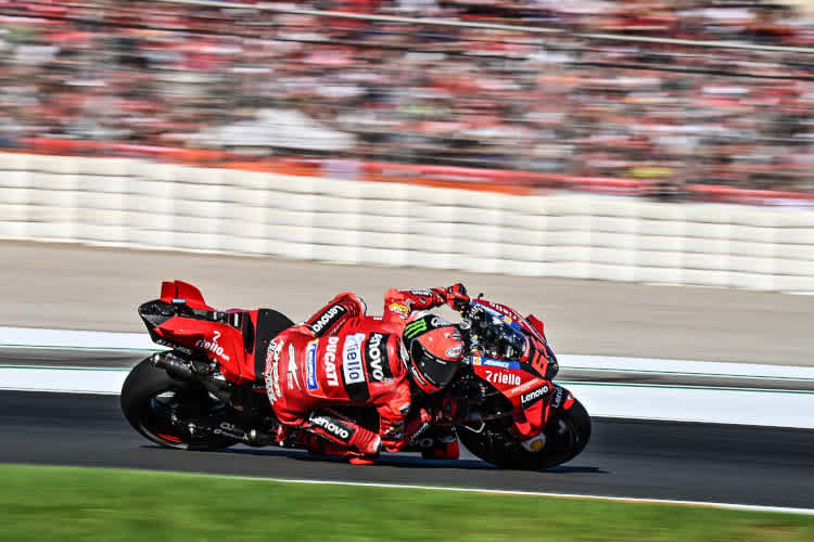 Pecco Bagnaia auf dem Weg zum MotoGP-Titel