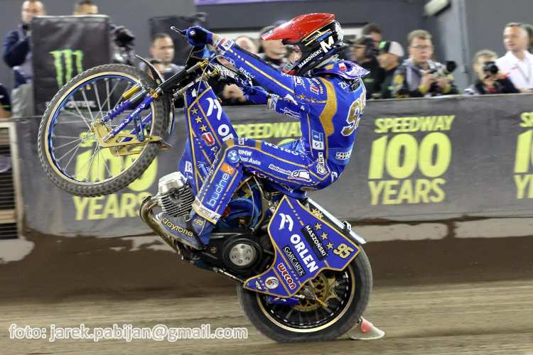 Im Finale: Bartosz Zmarzlik vor Robert Lambert