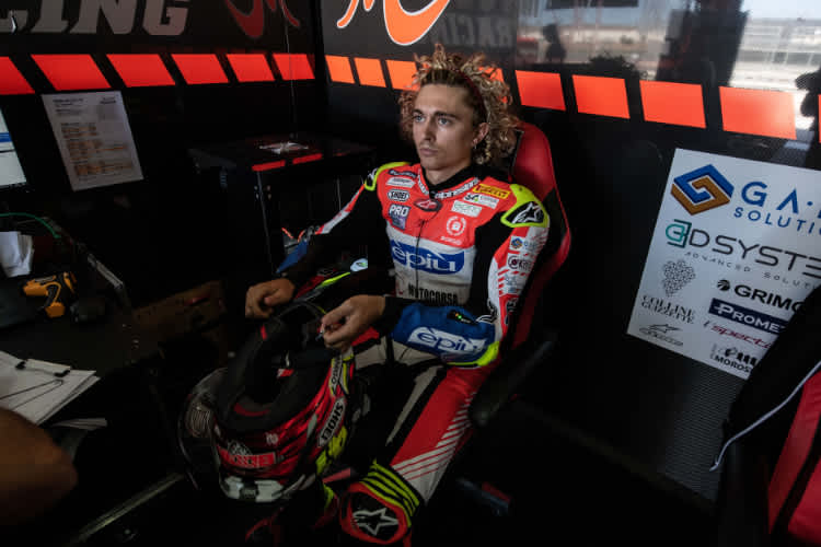 Axel Bassani war bester Superbike-Pilot beim Race of Champions