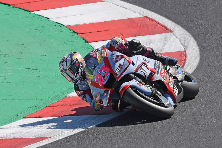 Enea Bastianini am Dienstag in Misano