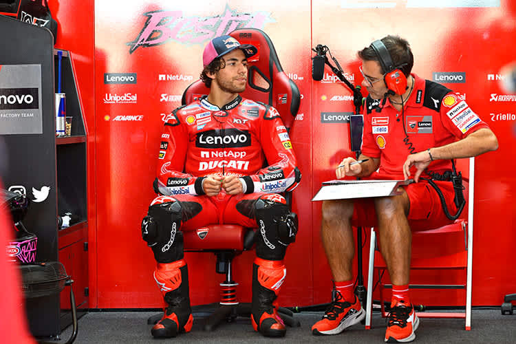 Enea Bastianini wurde der bisherige Crew-Chief Marco Rigamonti zugeteilt