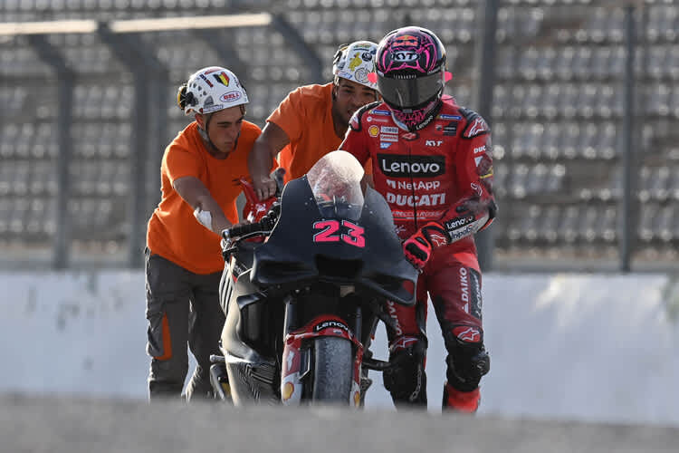 Enea Bastianini verzeichnete einen Sturz