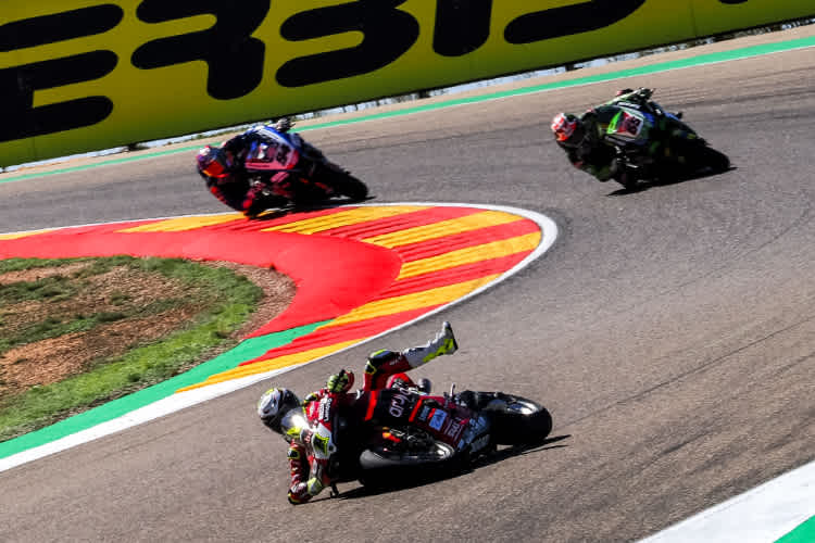 Alvaro Bautista während des MotoGP-Tests im Juni