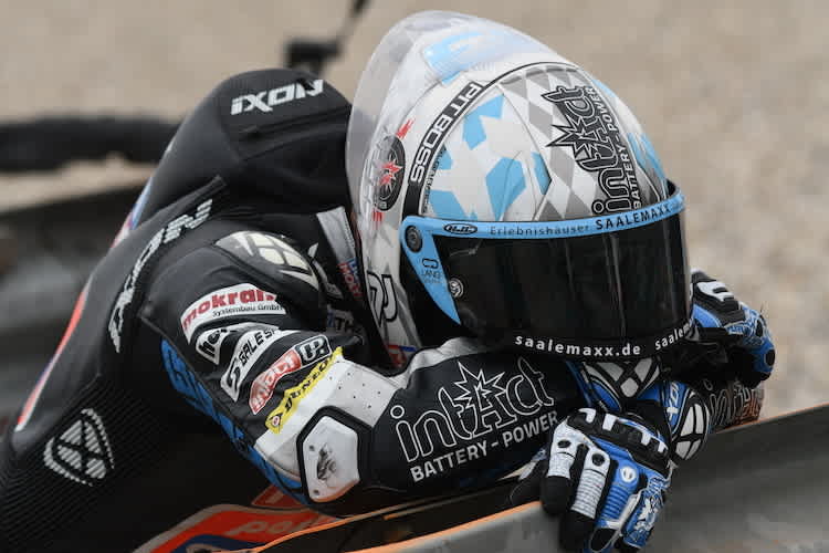 Bei Marcel Schrötter saß die Enttäuschung nach dem Sturz in Assen tief