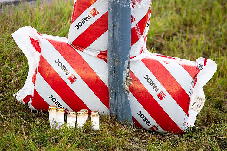 Dieses Bild verdeutlicht die Wucht des Einschlags