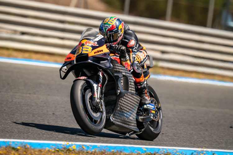 Brad Binder beim Montag-Test: Die Aerodynamik-Entwicklung schreitet weiter rasant voran