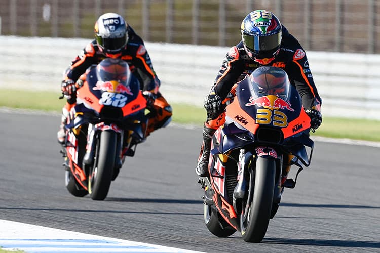 Starkes KTM-Duo: Brad Binder (33) vor Miguel Oliveira (88)