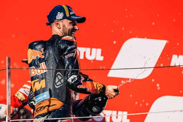 Brad Binder: Erstmals seit Doha im März auf dem Podest