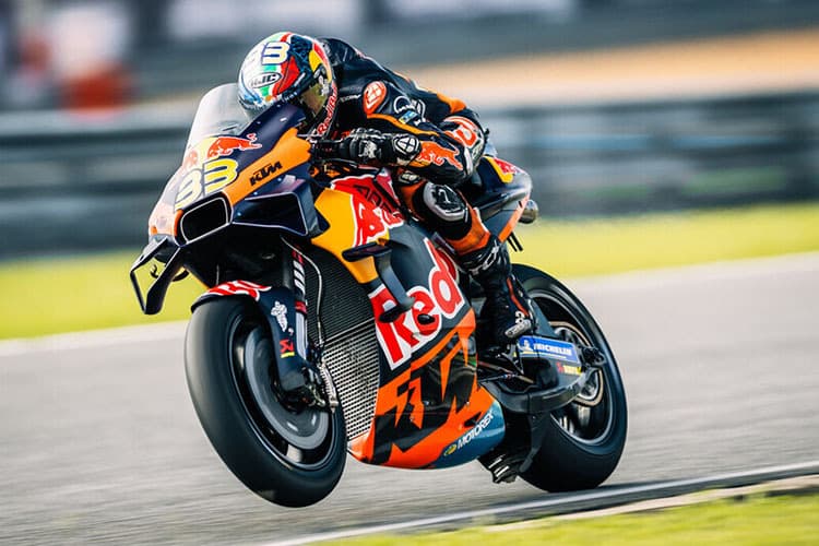 Brad Binder bildet 2023 das Red Bull KTM-Werksteam mit Jack Miller