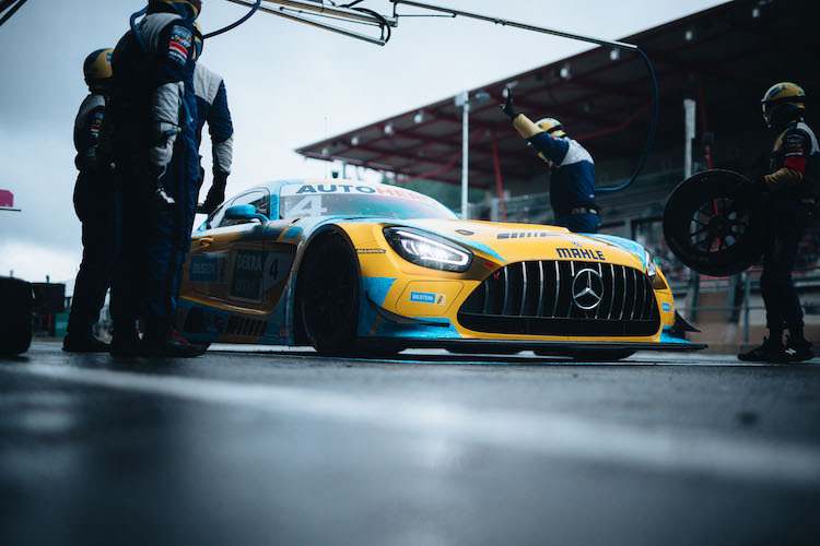 Der Bereich des Boxenstopp-Platzes wurde nicht regelkonform getrocknet 