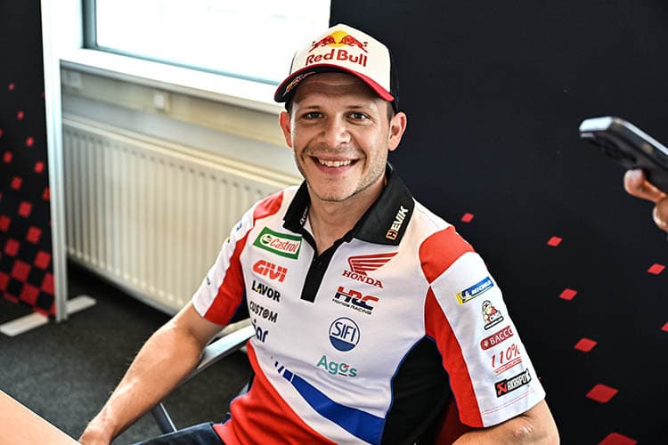 Stefan Bradl in Assen in LCR-Teamkleidung