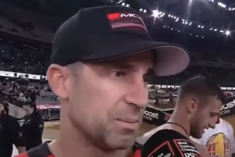 Justin Brayton ärgerte sich über seinen Teamkollegen Vince Friese