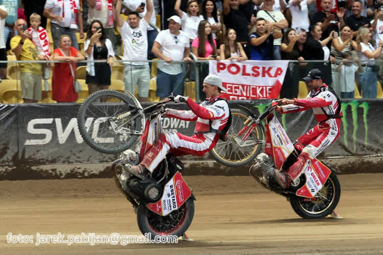 Maciej Janowski (li.) und Bartosz Zmarzlik begeisterten die Fans