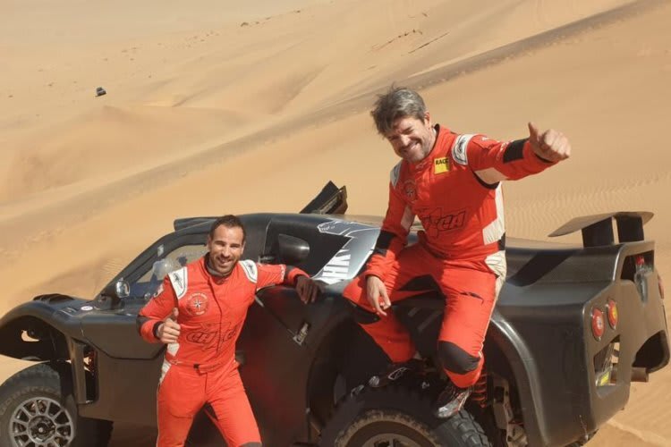 Carlos Checa bei der Dakar-Generalprobe