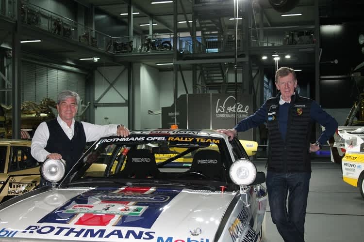 Christian Geistdörfer (li) und Walter Röhrl