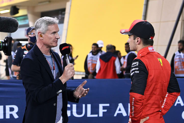 David Coulthard und Charles Leclerc