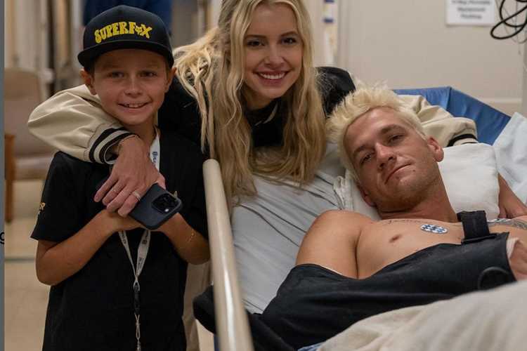 Christian Craig liegt im Krankenhaus