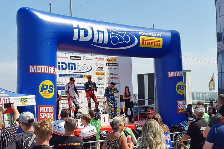 WM-Podest bei der IDM