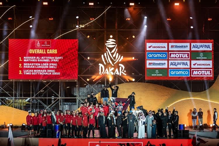 Das Siegerteam von Toyota