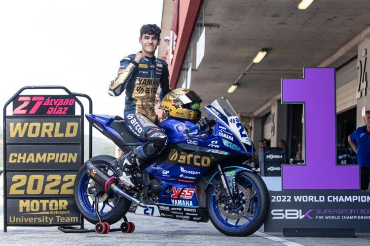 Alvaro Diaz ist der erste Fahrer-Weltmeister der Saison 2022
