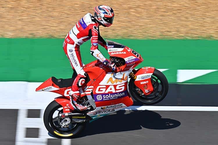 Jake Dixon auf der Moto2-Kalex des GASGAS-Teams