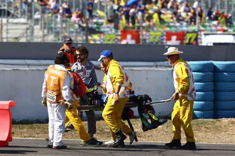 Das erste Bild von Domi Aegerter auf der Yamaha R1
