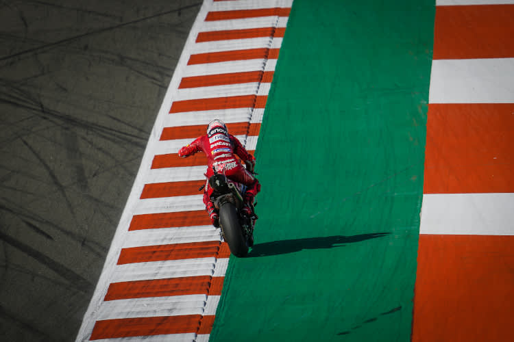 Pecco Bagnaia ärgerte sich am Freitag