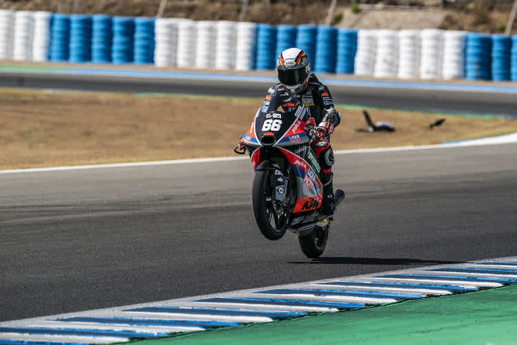 Phillip Tonn beim JuniorGP in Jerez