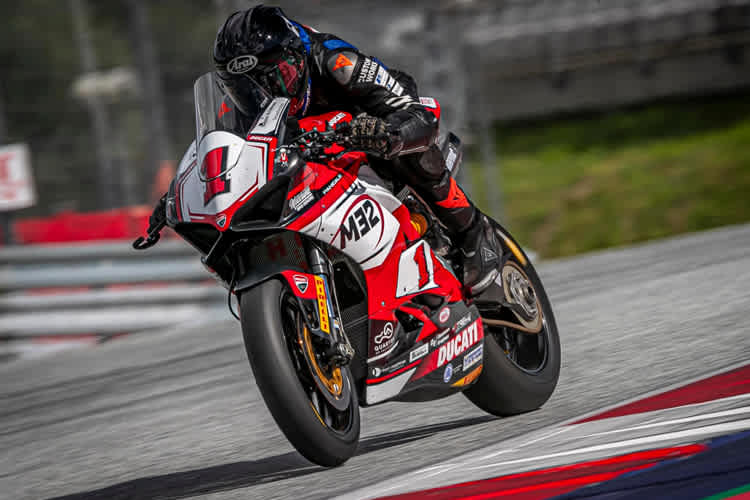 Max Enderlein zeigte 2024 seine Startnummer 1