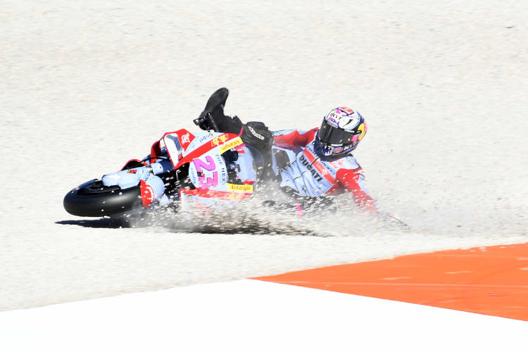 Enea Bastianini hatte keinen einfachen Samstag in Valencia