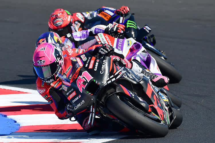Nur auf Rang 12: Aleix Espargaró (41) vor Zarco und Quartararo 