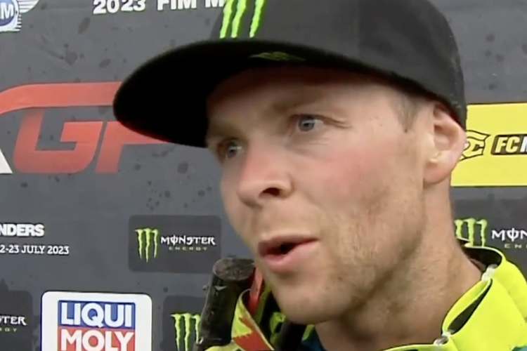 Romain Febvre gewann den ersten Lauf in Lommel