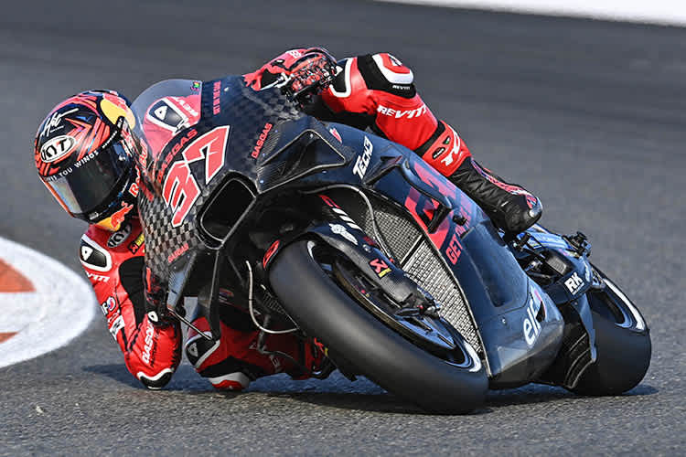 Augusto Fernández: Um 11.45 Uhr lag er nach 23 Runden noch 2,4 Sekunden über der Bestzeit von Jorge Martin