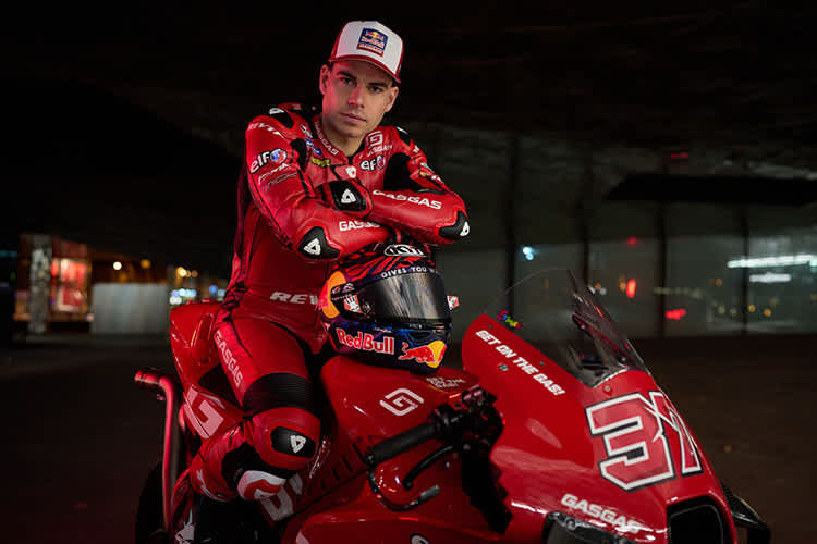 Augusto Fernández im neuen GASGAS-Design