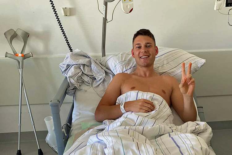 Der BMW-Pilot in der Klinik