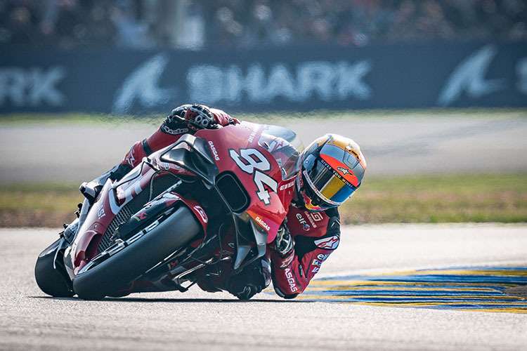 Jonas Folger sauste am Sonntag auf Platz 13 und zu drei Punkten