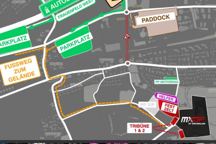 Fahrerlager und Strecke sind diesmal getrennt