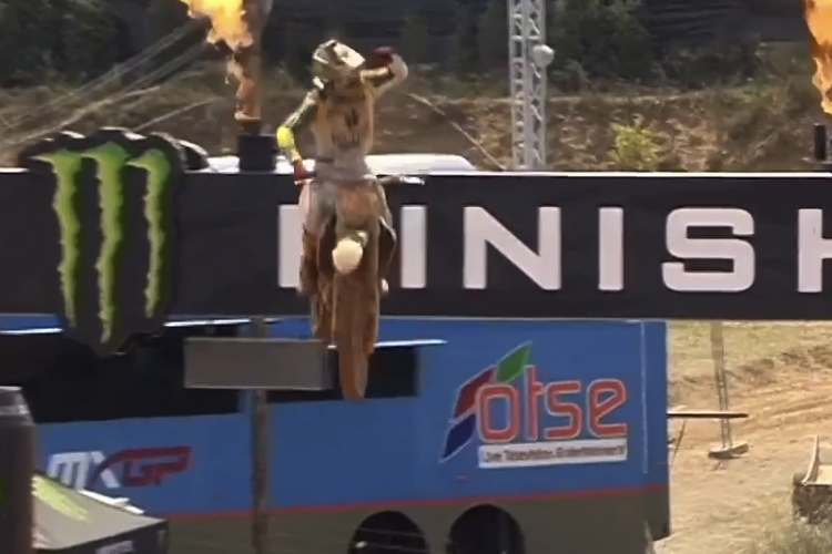 Jago Geerts gewann den ersten Lauf der MX2 Klasse