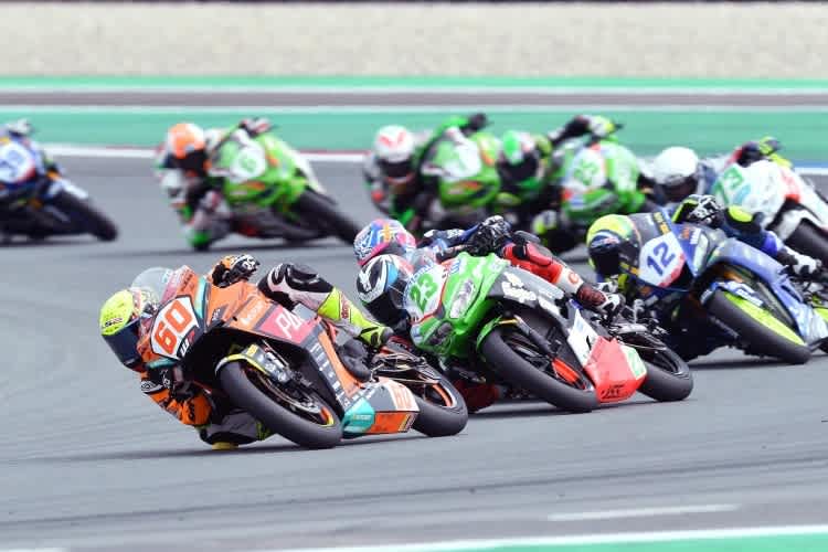 Zeitweise führte Dirk Geiger das Rennen an