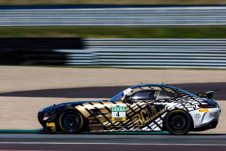  Marcel Lenerz fuhr im Mercedes-AMG GT4 von BCMC Motorsport powered by EastSide Motorsport die Tagesbestzeit