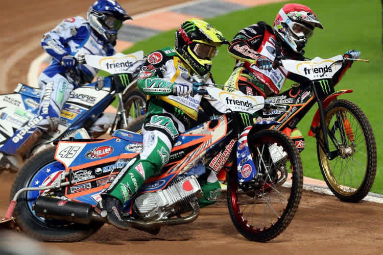 Greg Hancock (gelb) wurde mit 46 Jahren zum vierten Mal Weltmeister