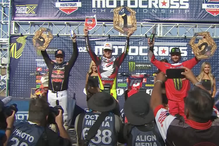 Jett Lawrence gewann das Hangtown Classic vor Dylan Ferrandis und Cooper Webb