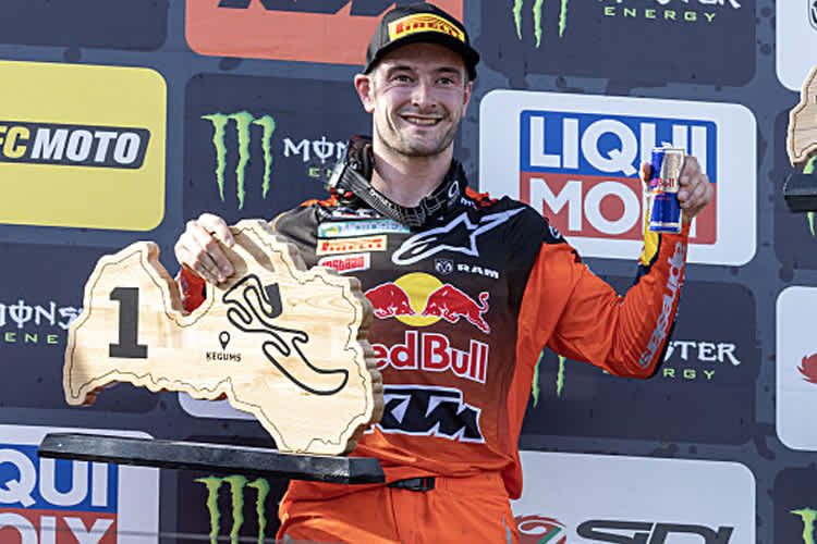 Jeffrey Herlings gewann den Großen Preis von Lettland in Kegums