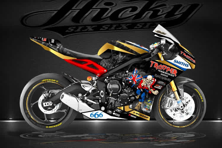 Bei dieser Lackierung schlagen die Herzen von Iron-Maiden-Fans höher