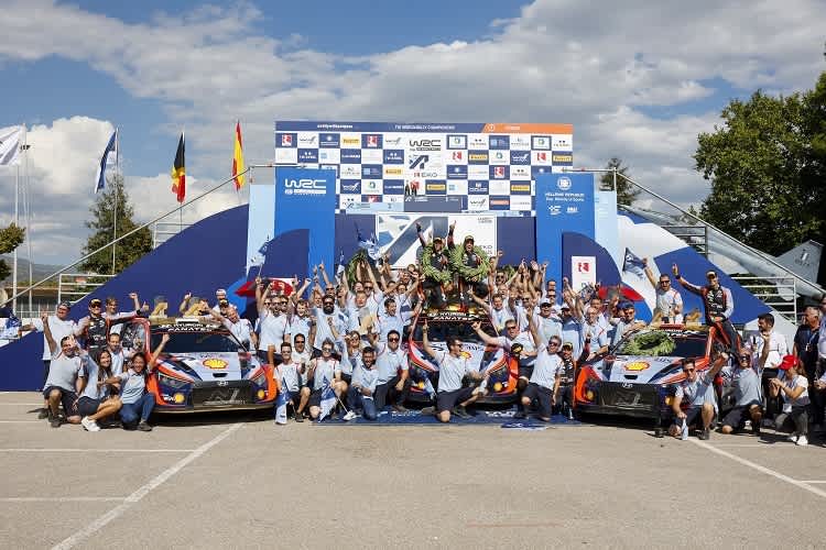 Hyundai feiert den historischen Sieg