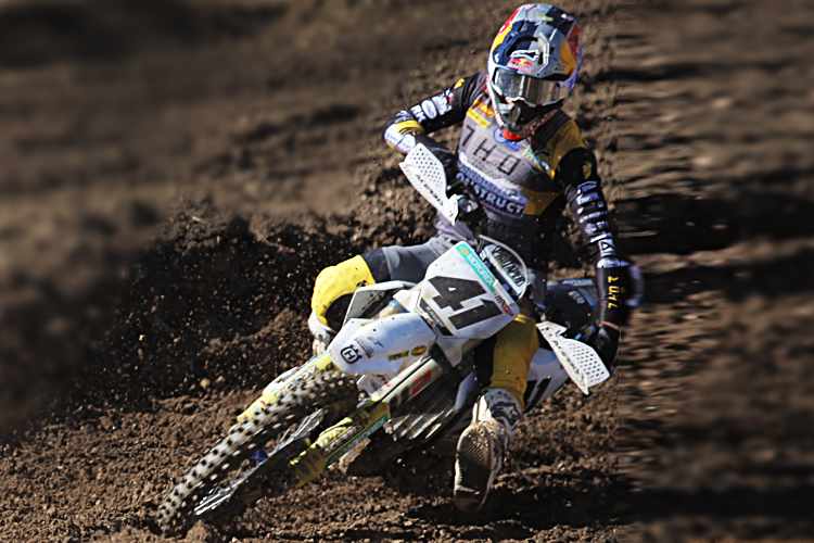 Pauls Jonass in Loket, kurz vor seinem Crash im zweiten Lauf