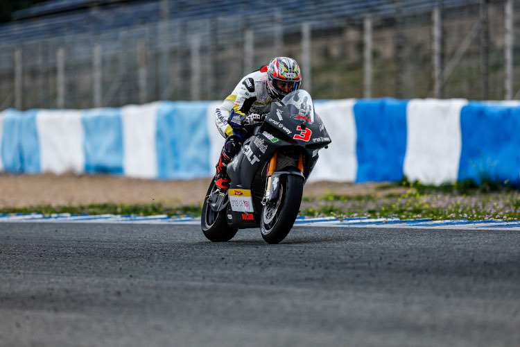 Daumen hoch für Randy Krummenacher am Mittwoch in Jerez